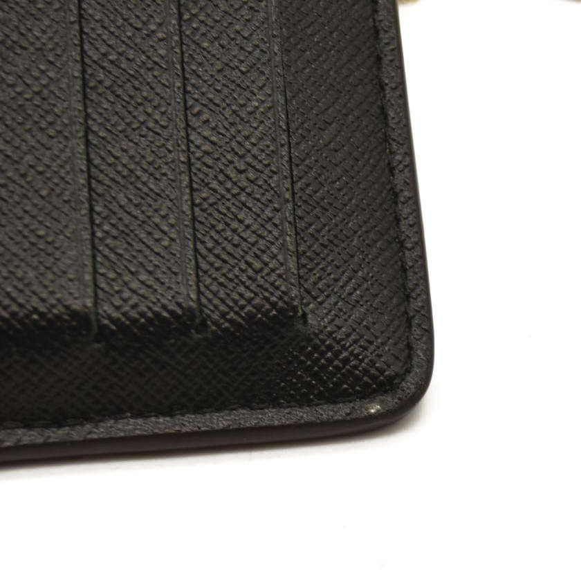 LOUIS VUITTON  Monogram Recto Verso Card Holder Black