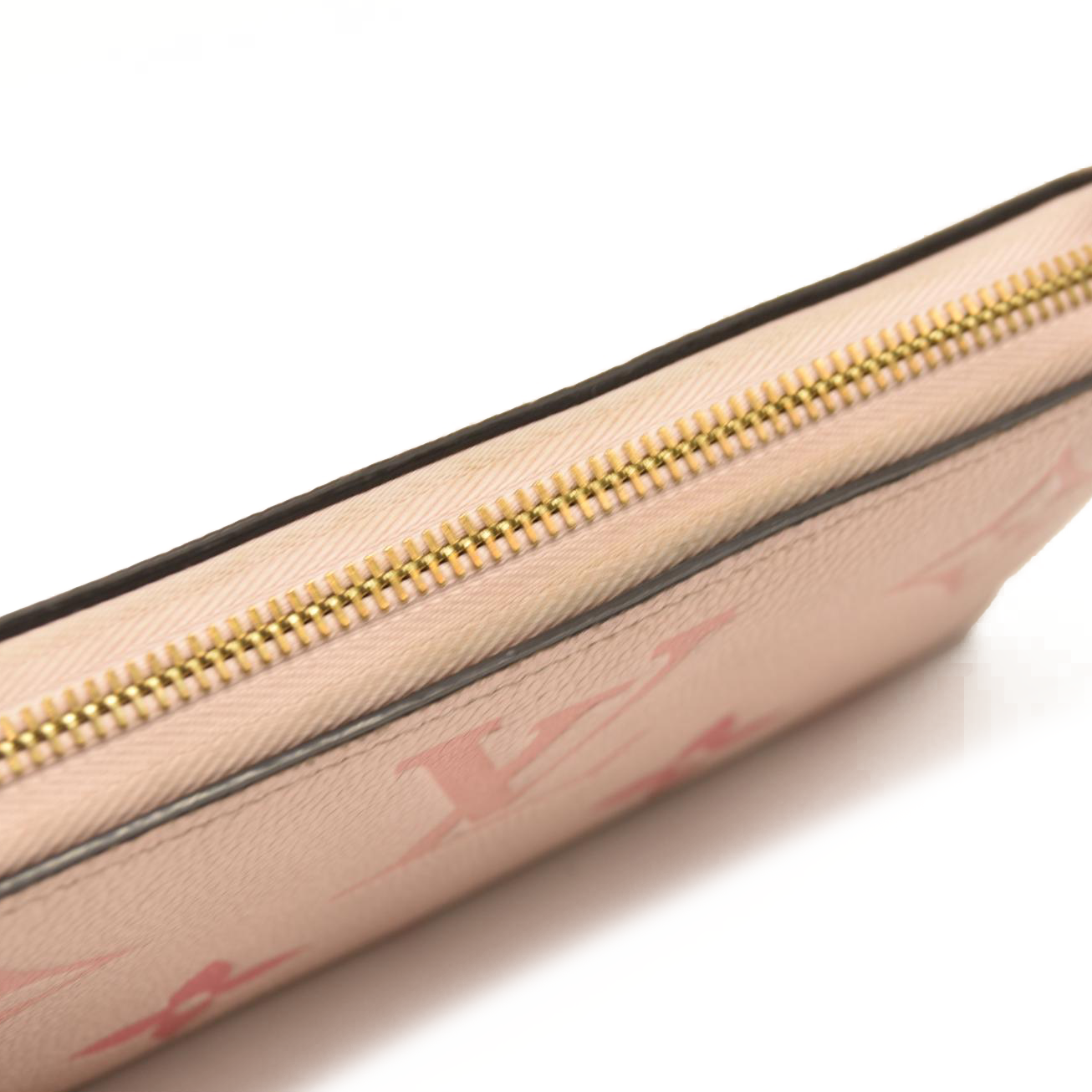 LOUIS VUITTON Empreinte Monogram Giant By The Pool Zippy Wallet Bouton De Rose