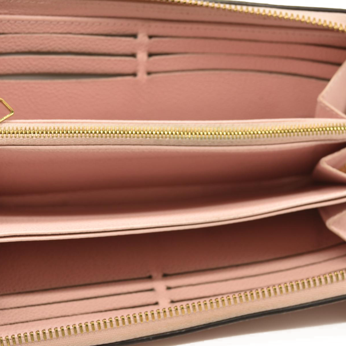 LOUIS VUITTON Empreinte Monogram Giant By The Pool Zippy Wallet Bouton De Rose