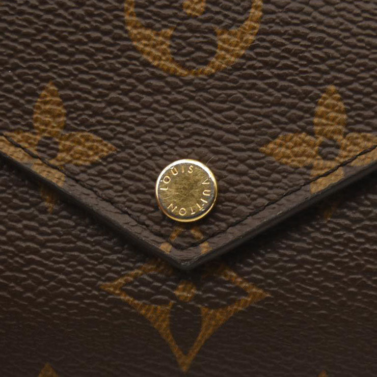 LOUIS VUITTON  Monogram Recto Verso Card Holder Black