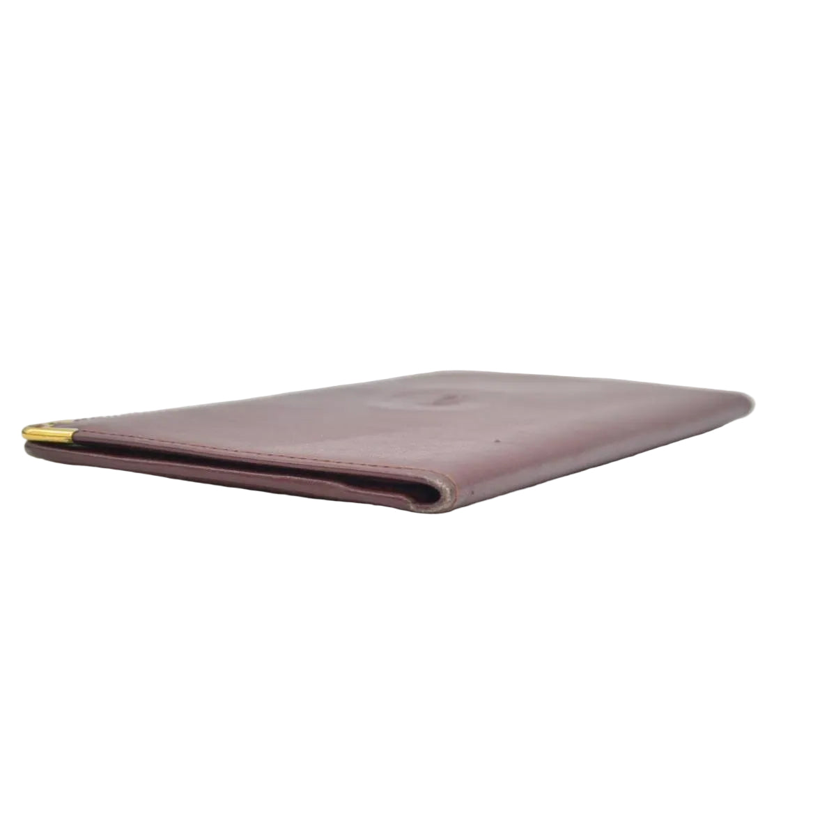 $800 Cartier Vintage Burgundy Bifold Leather Wallet CONSIGNMENT