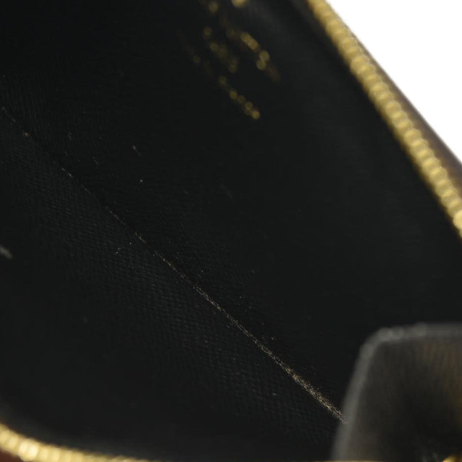 LOUIS VUITTON  Monogram Recto Verso Card Holder Black