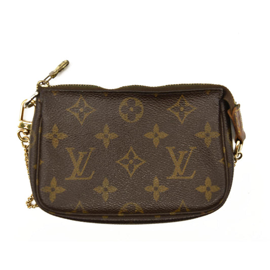 LOUIS VUITTON Monogram Mini Pochette Accessories FL1014