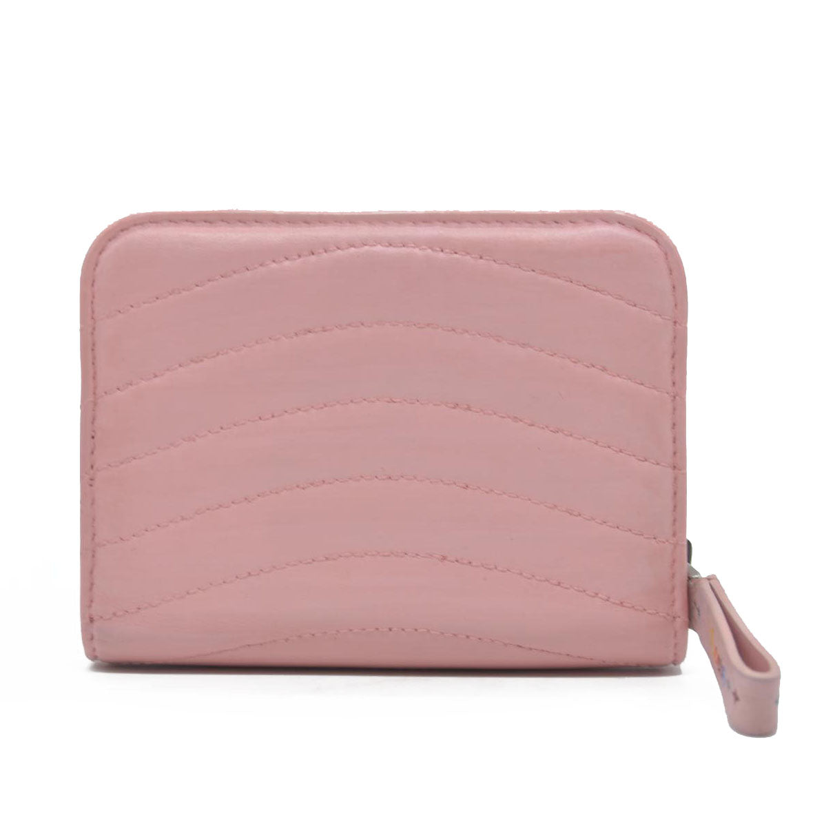 $835 Louis Vuitton Leather New Wave Compact Wallet Pink CONSIGNMENT