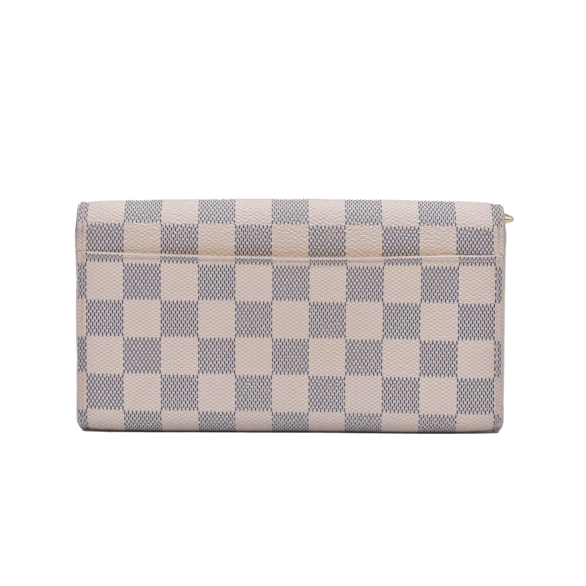 $800 2015 Louis Vuitton Damier Azur Sarah Wallet NM CT3185 Initial CA CONSIGNMENT 10021275