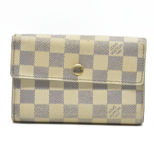AUCTION $610 Louis Vuitton  Damier Azur Alexandra Wallet