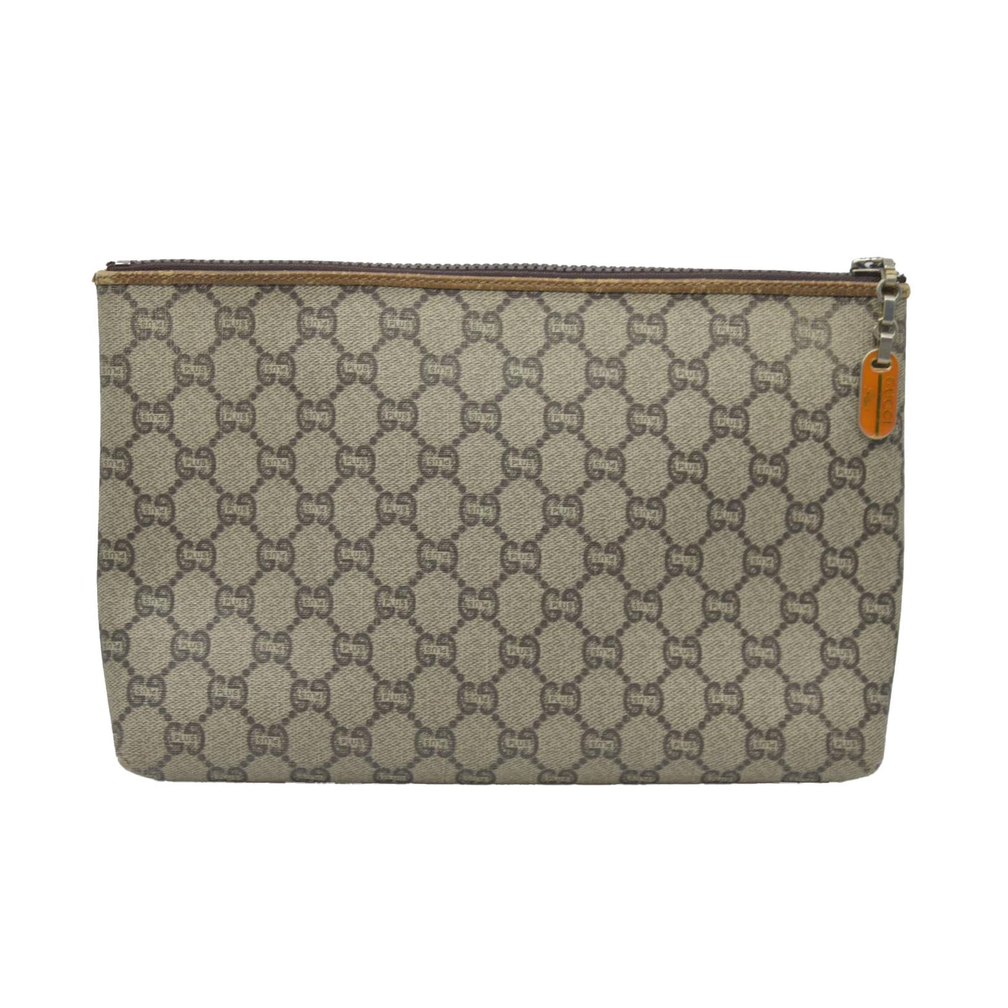 Gucci GG Gucci Plus PVC Leather Pouch Clutch Bag