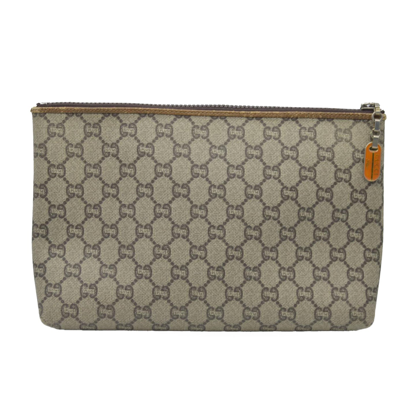 Gucci GG Gucci Plus PVC Leather Pouch Clutch Bag