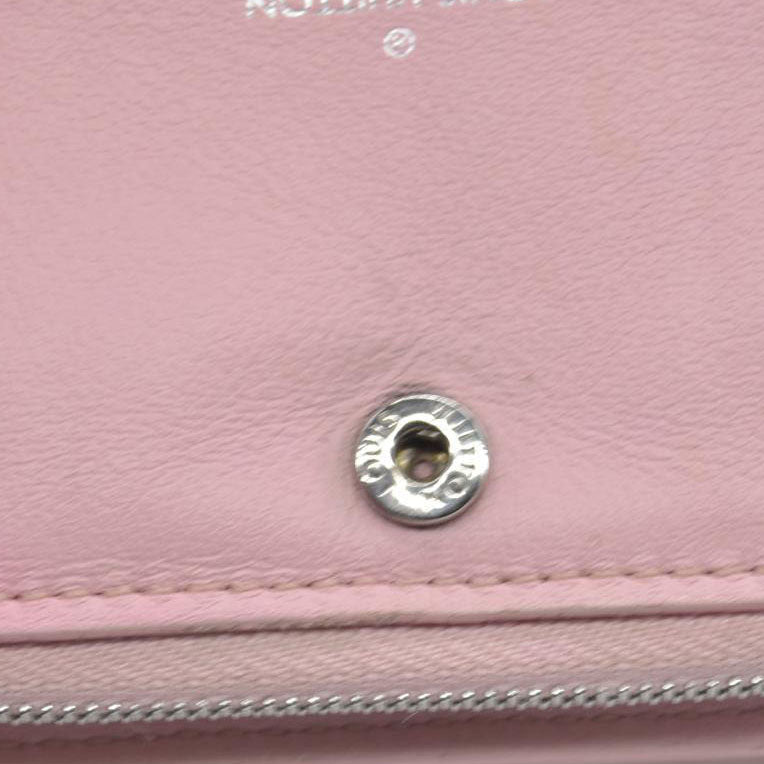 $835 Louis Vuitton Leather New Wave Compact Wallet Pink CONSIGNMENT