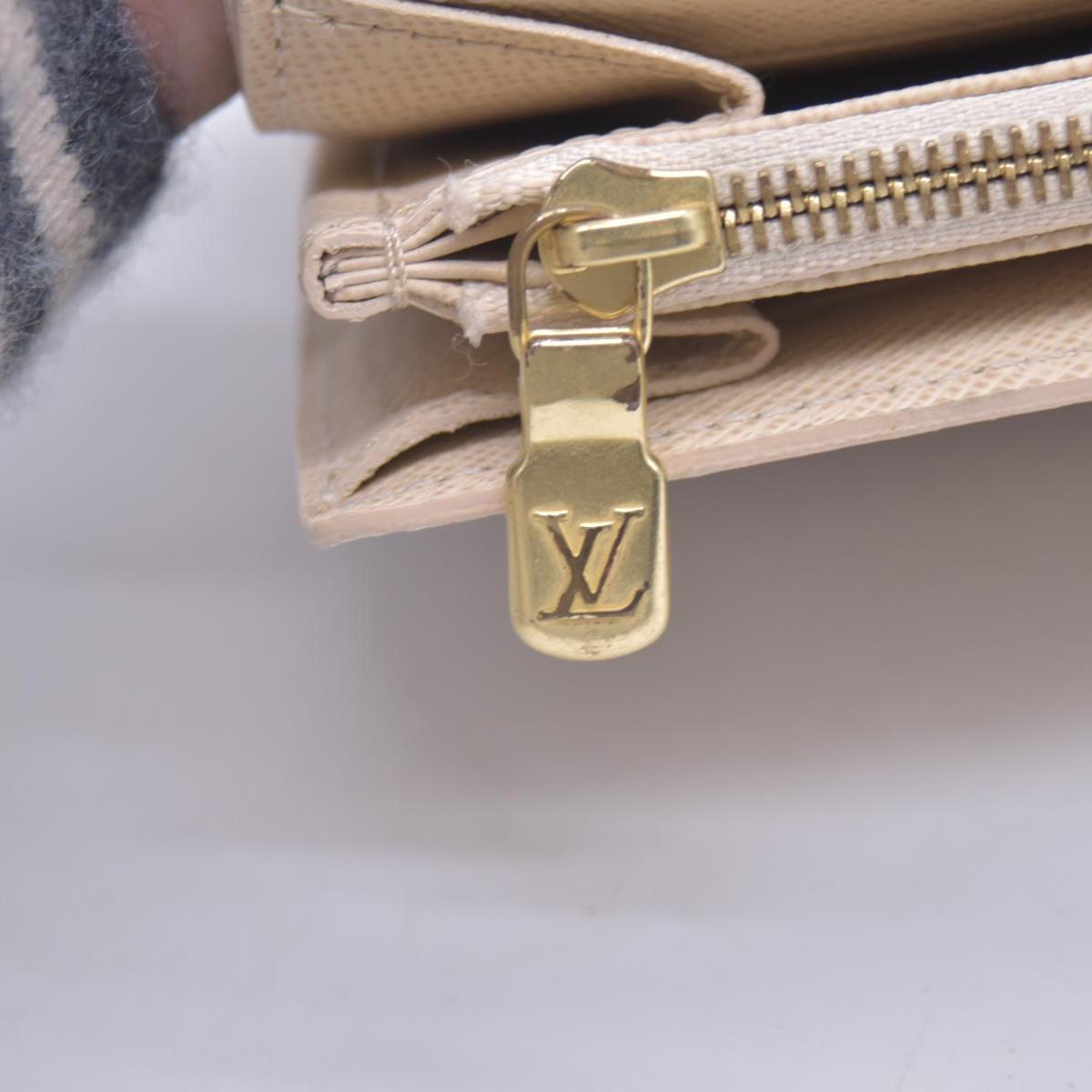 $800 2015 Louis Vuitton Damier Azur Sarah Wallet NM CT3185 Initial CA CONSIGNMENT 10021275