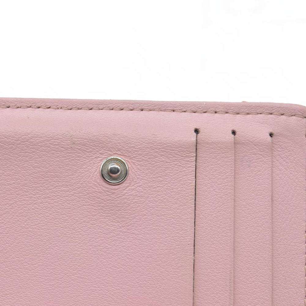 $835 Louis Vuitton Leather New Wave Compact Wallet Pink CONSIGNMENT