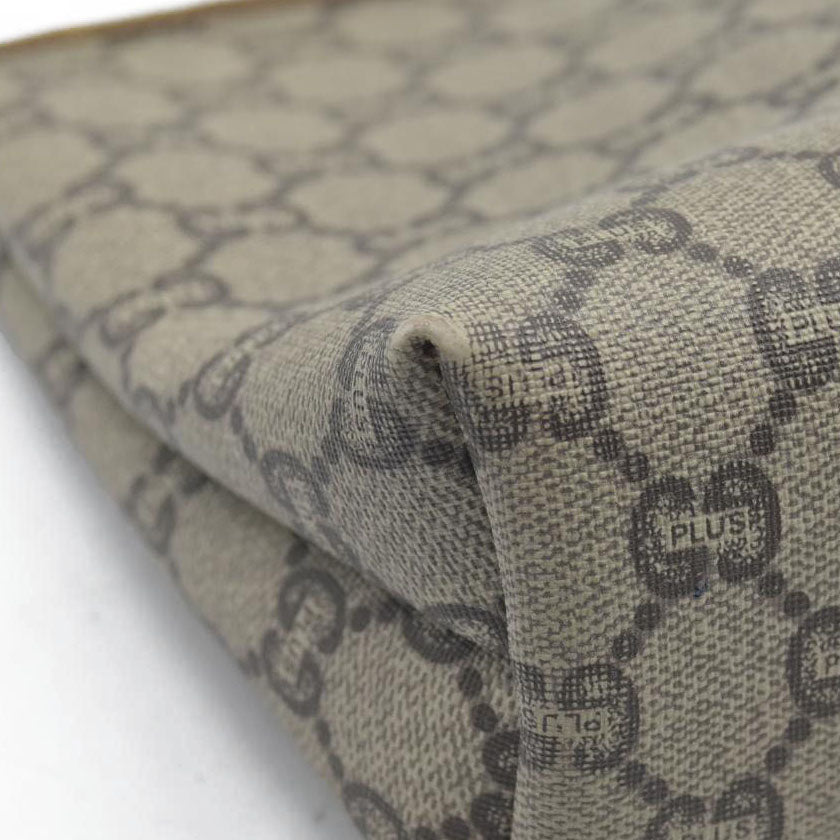 Gucci GG Gucci Plus PVC Leather Pouch Clutch Bag