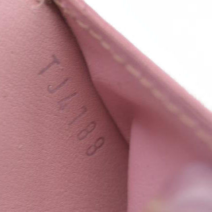 $835 Louis Vuitton Leather New Wave Compact Wallet Pink CONSIGNMENT