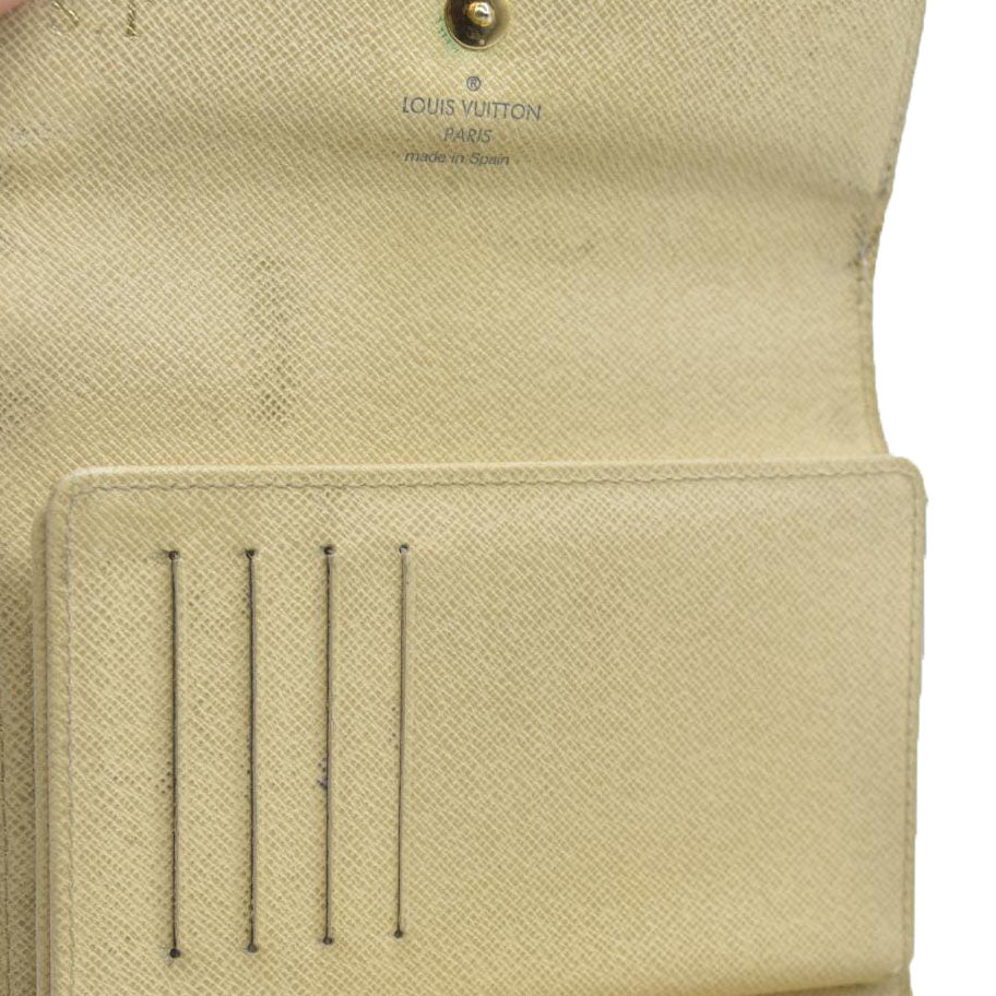 AUCTION $610 Louis Vuitton  Damier Azur Alexandra Wallet