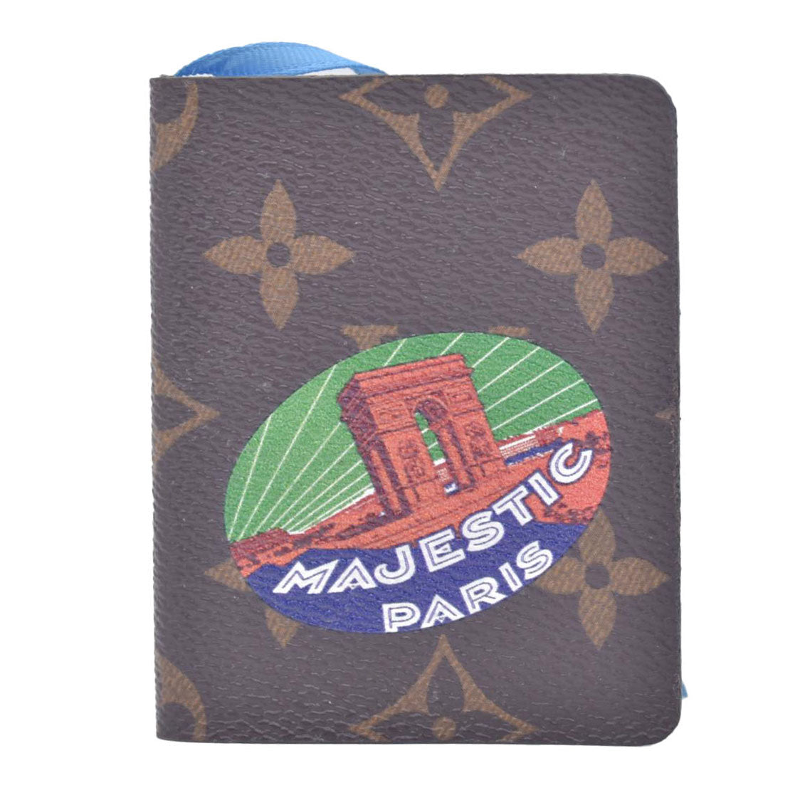 $380 2018 LOUIS VUITTON Monogram Heritage World Tour Micro Notebook Bag Charm DF0118 CONSIGNMENT 10021277