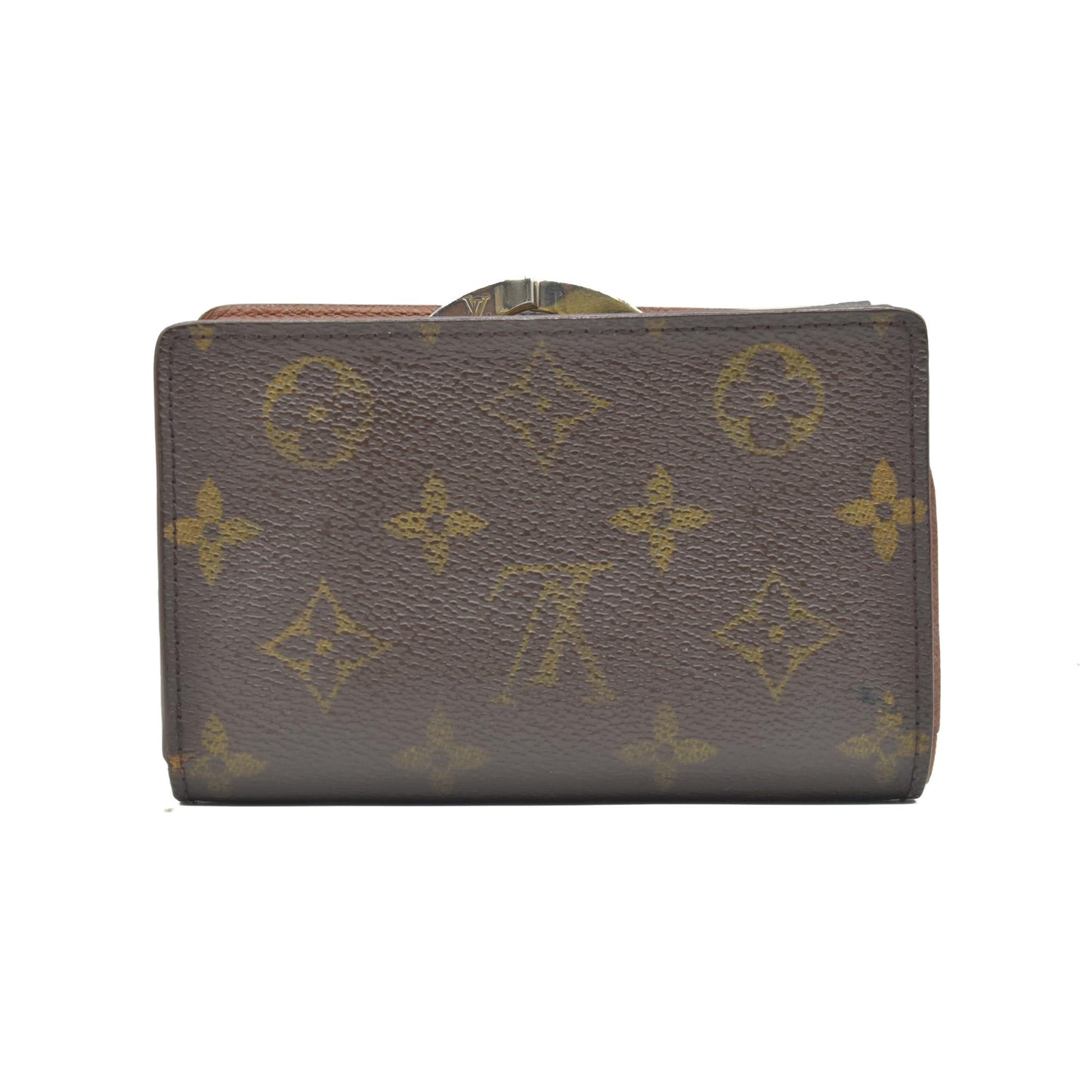 $750 1998 Louis Vuitton Kisslock French Wallet CONSIGNMENT MI0928