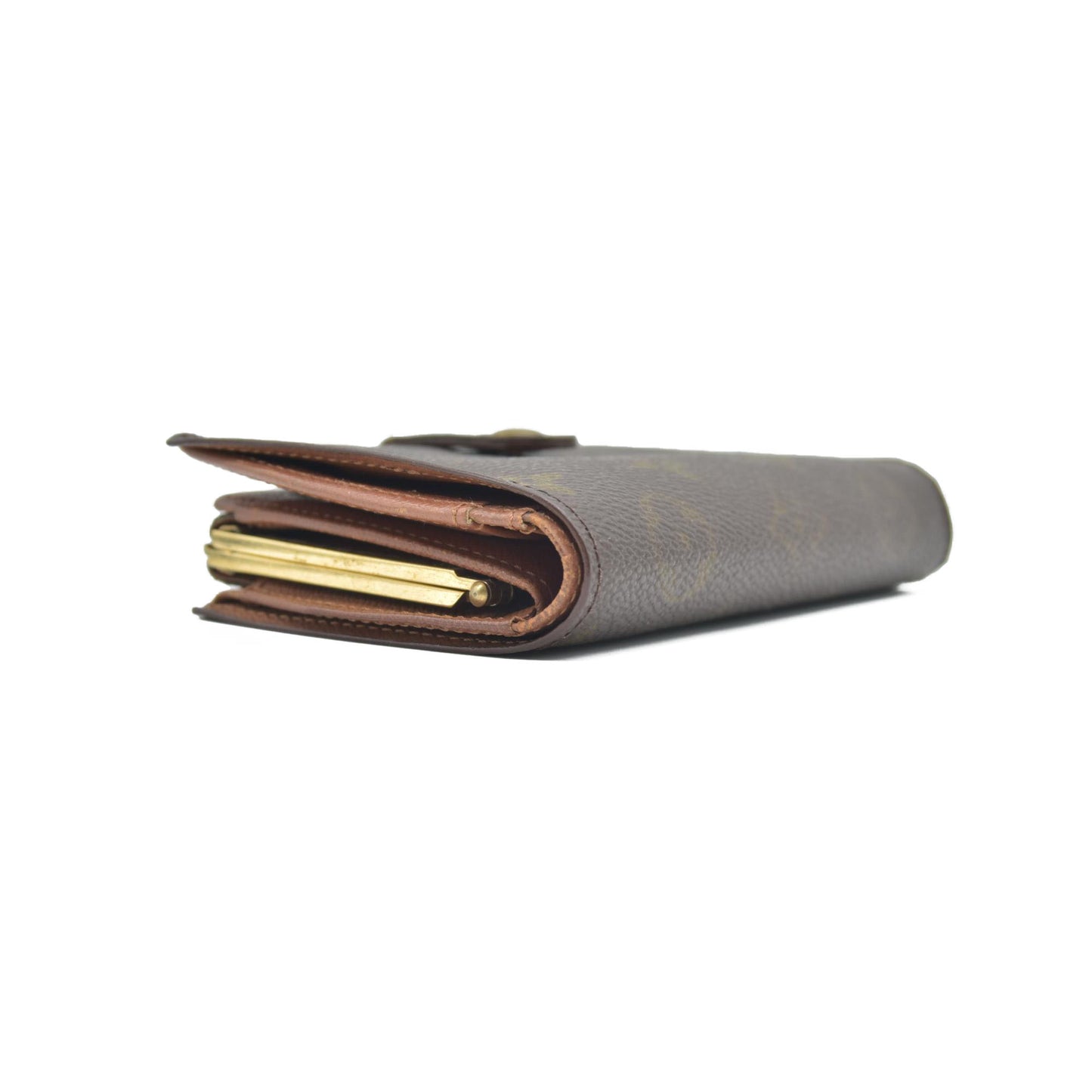 $750 1998 Louis Vuitton Kisslock French Wallet CONSIGNMENT MI0928