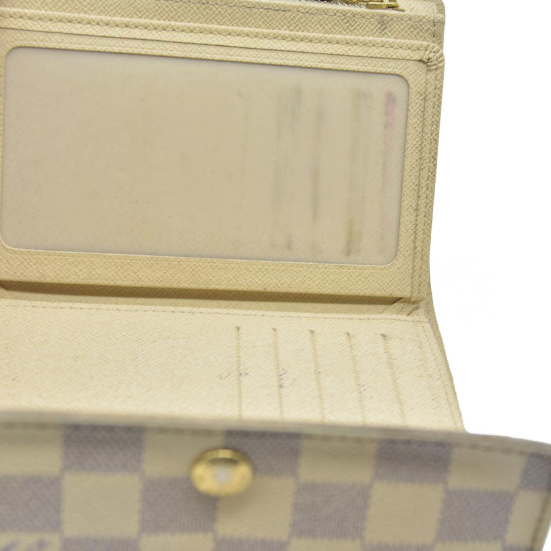 AUCTION $610 Louis Vuitton  Damier Azur Alexandra Wallet