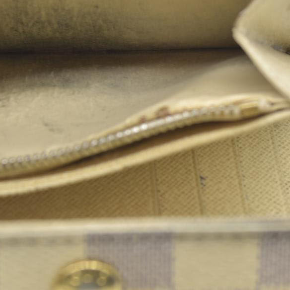 AUCTION $610 Louis Vuitton  Damier Azur Alexandra Wallet