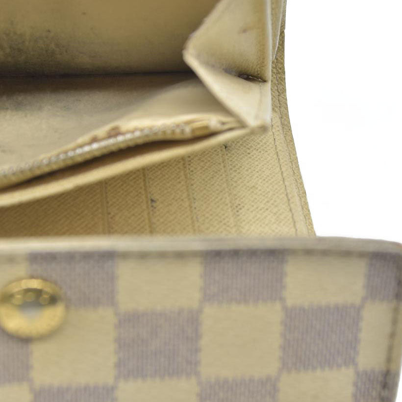 AUCTION $610 Louis Vuitton  Damier Azur Alexandra Wallet