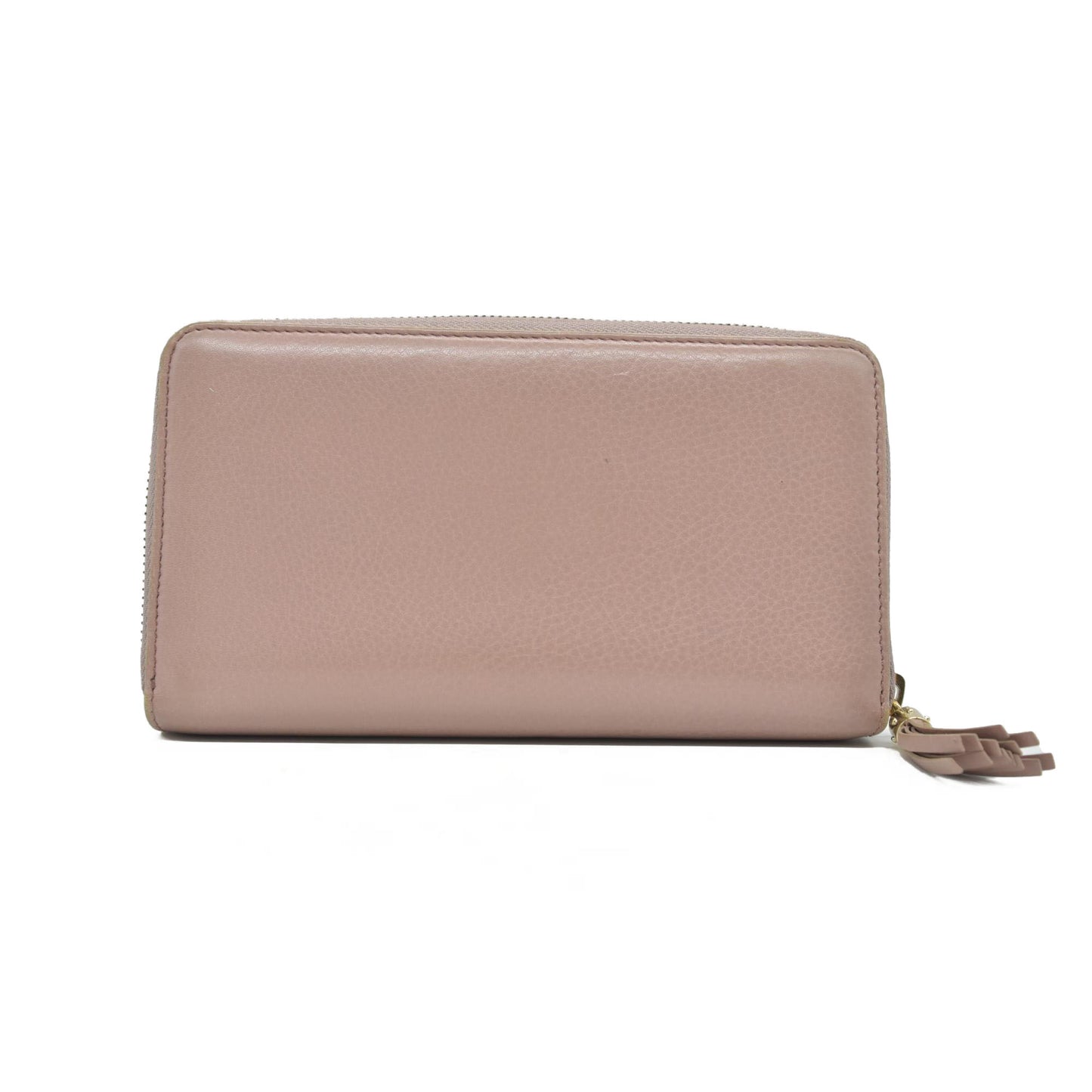 Gucci Pebbled Calfskin Soho Zip Around Wallet Camelia COSNIGNMENT