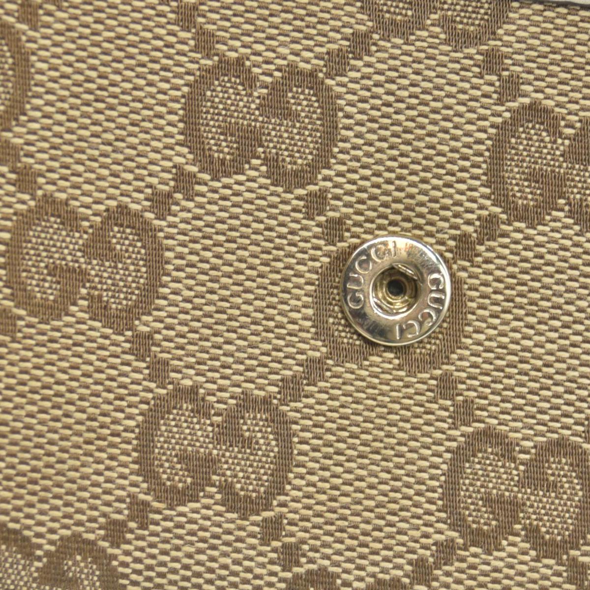 $880 Gucci Monogram Sukey Continental Wallet Champagne CONSIGNMENT