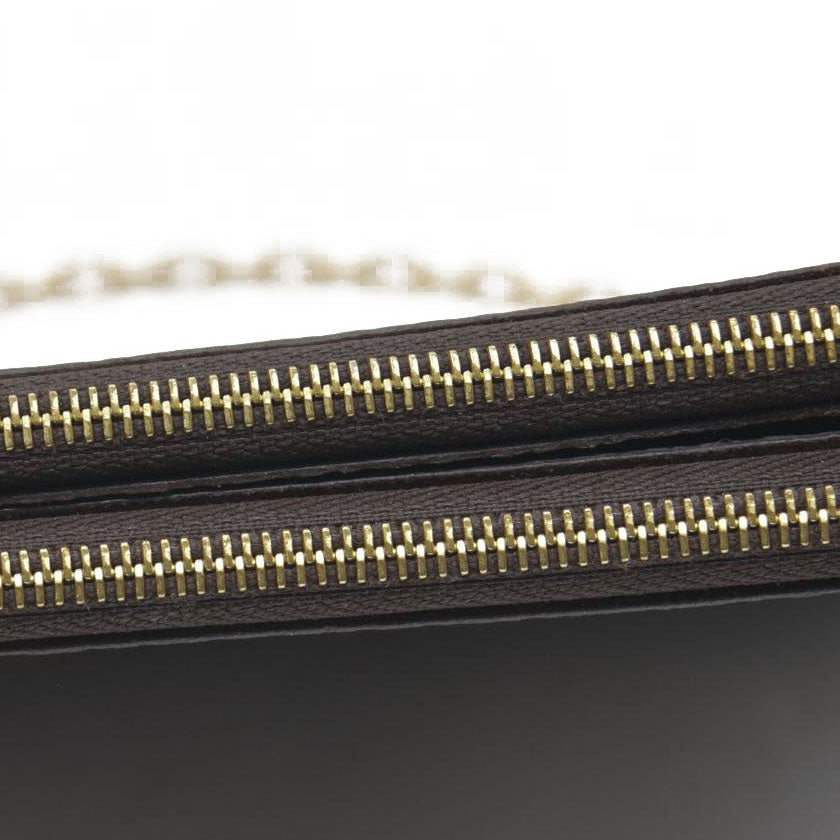 $1420 Louis Vuitton Reverse Monogram Giant Double Zip Pochette CONSIGNMENT