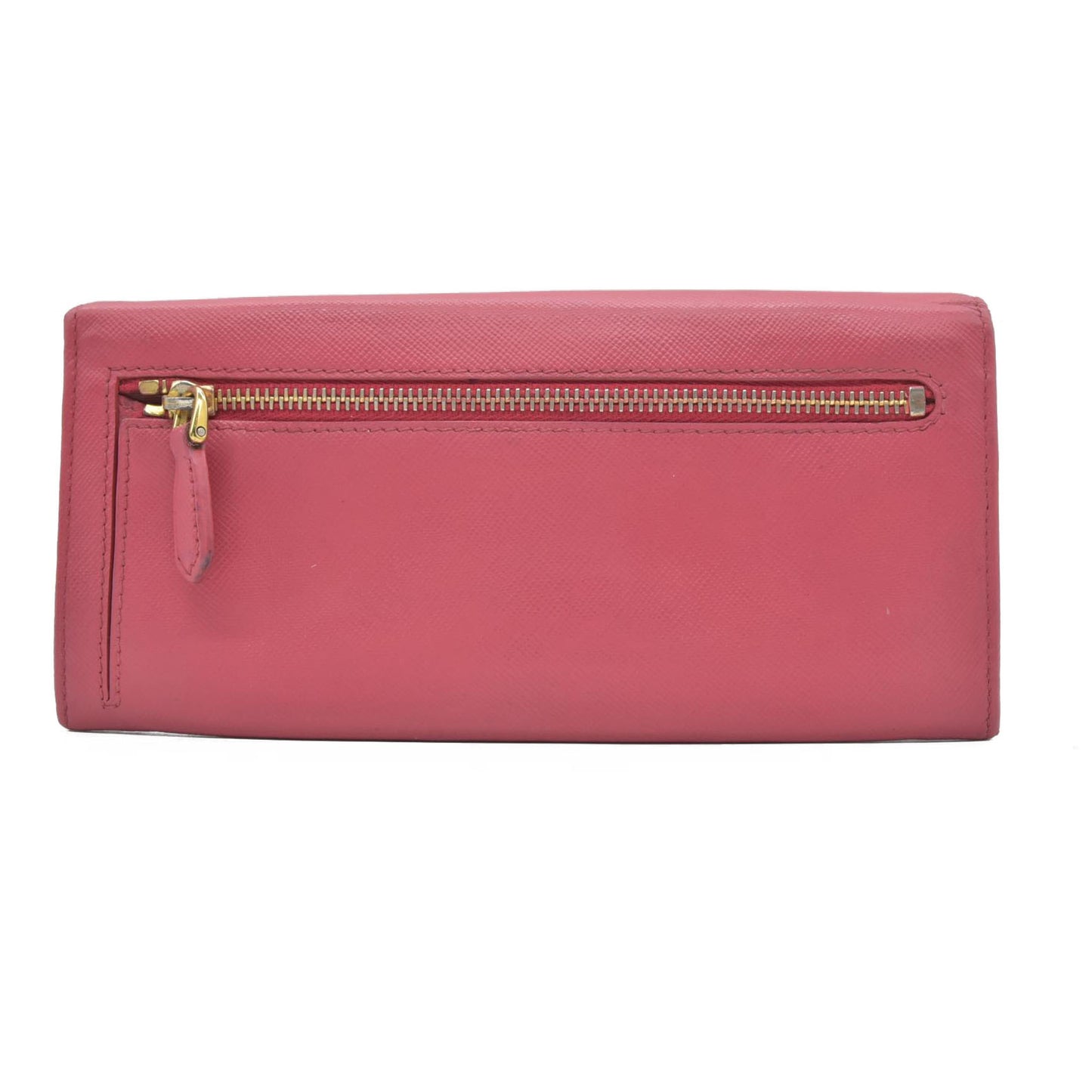 Prada  Saffiano Metal Leather Continental Wallet CONSIGNMENT