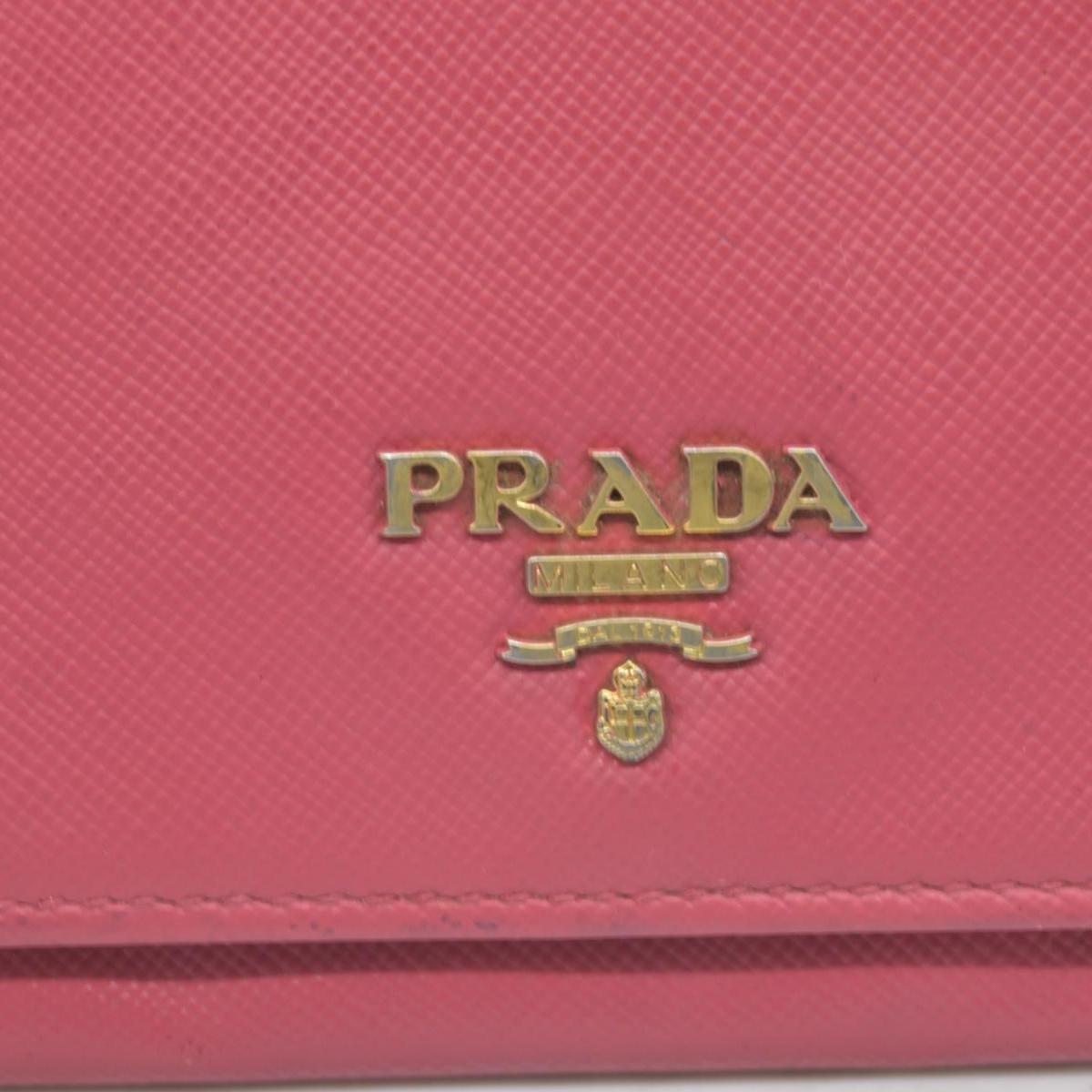 Prada  Saffiano Metal Leather Continental Wallet CONSIGNMENT