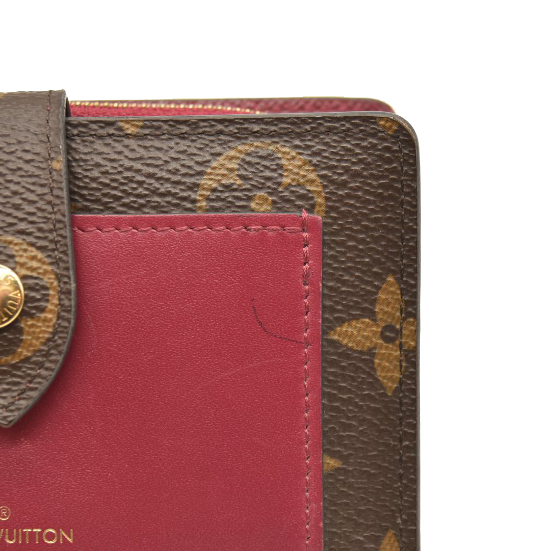 LOUIS VUITTON Monogram Juliette Wallet Fuchsia SP0271