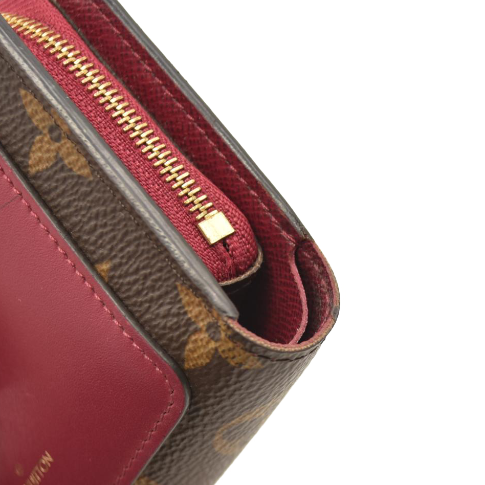 LOUIS VUITTON Monogram Juliette Wallet Fuchsia SP0271