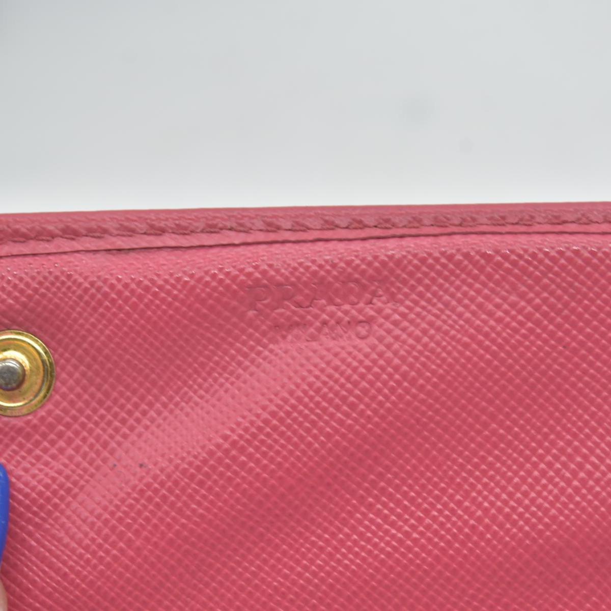 Prada  Saffiano Metal Leather Continental Wallet CONSIGNMENT