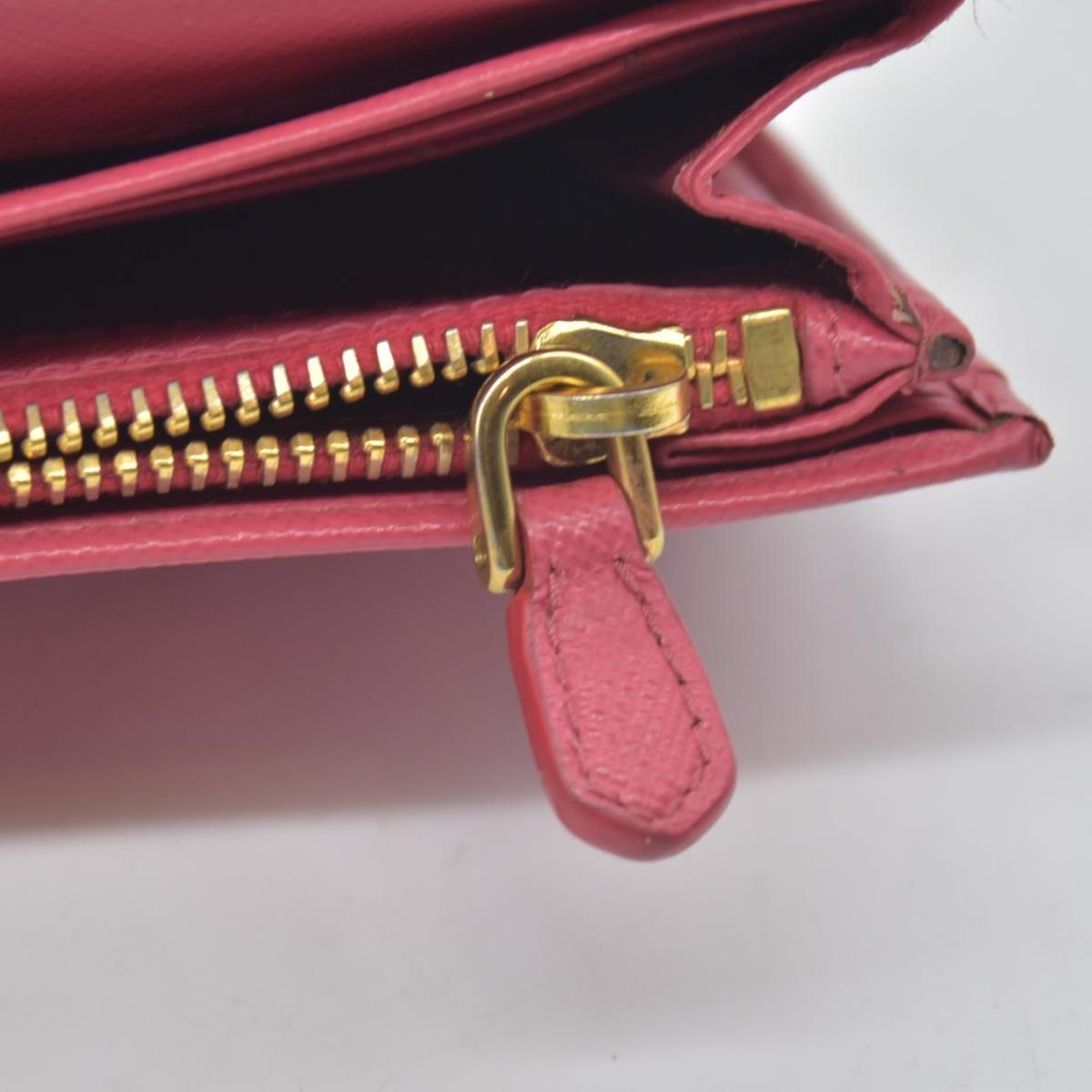 Prada  Saffiano Metal Leather Continental Wallet CONSIGNMENT