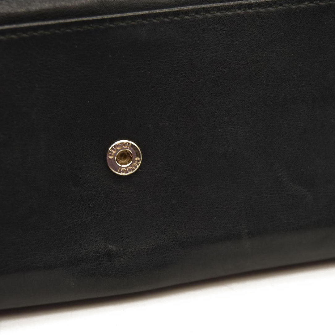 Gucci Calfskin Interlocking G Icon Wallet Black