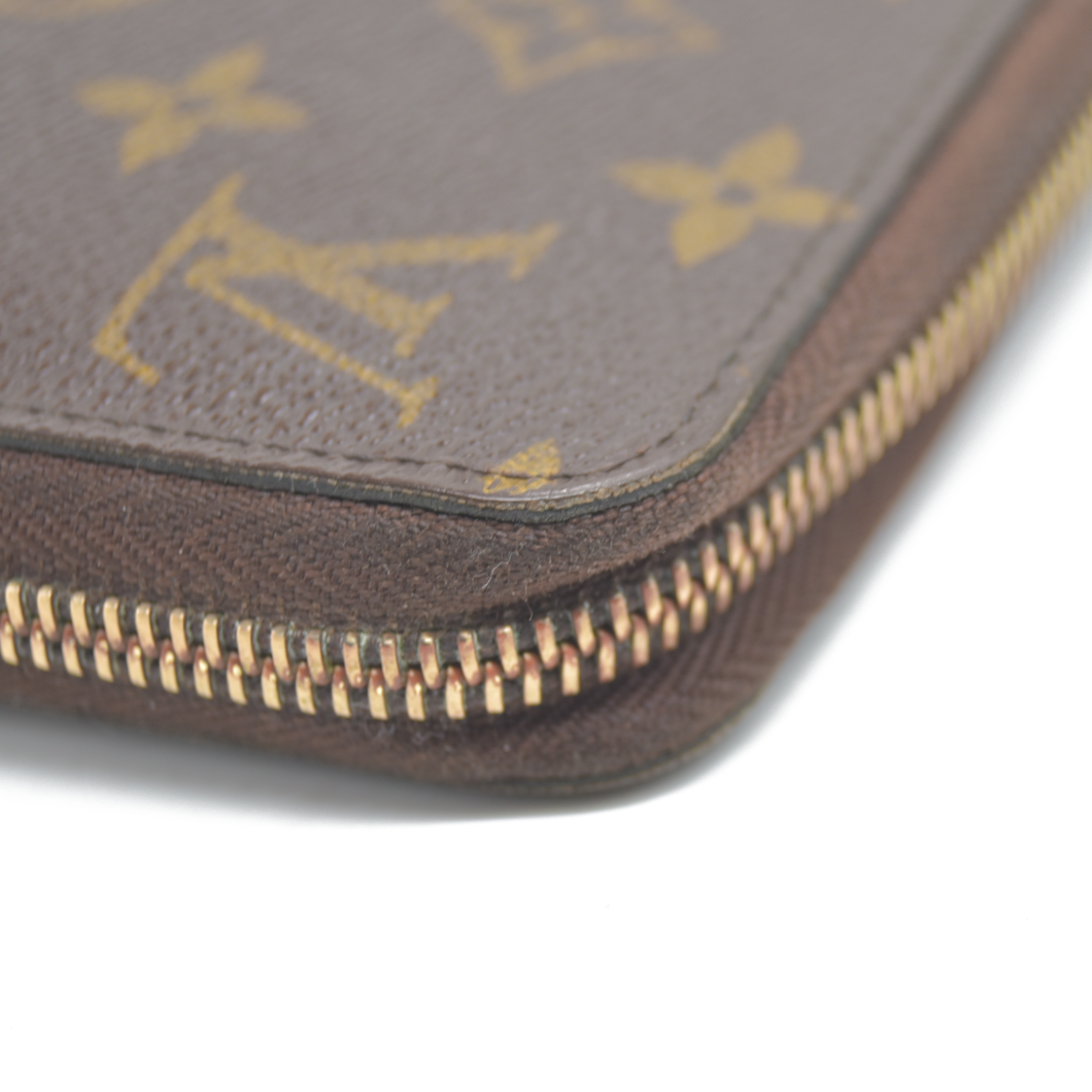 AUCTION $915 Louis Vuitton Monogram Zippy Wallet SP0143 2013