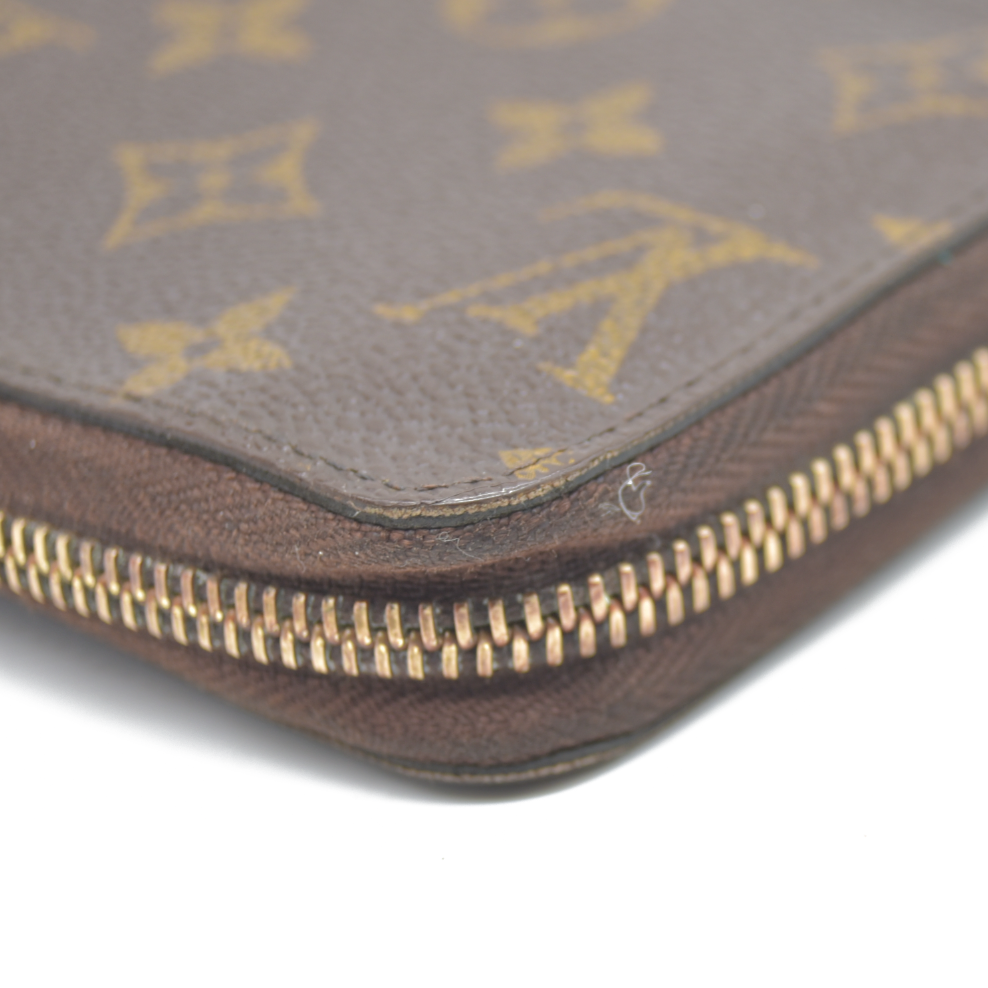 AUCTION $915 Louis Vuitton Monogram Zippy Wallet SP0143 2013