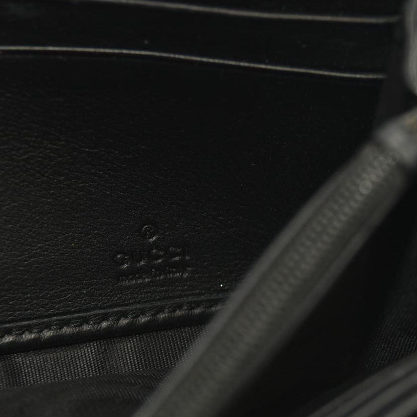 Gucci Calfskin Interlocking G Icon Wallet Black