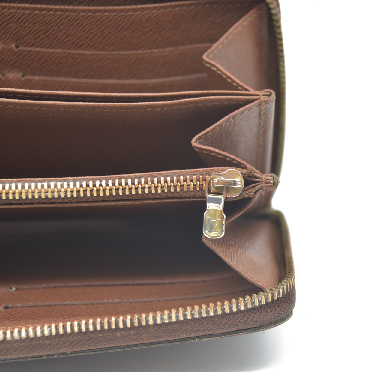 AUCTION $915 Louis Vuitton Monogram Zippy Wallet SP0143 2013