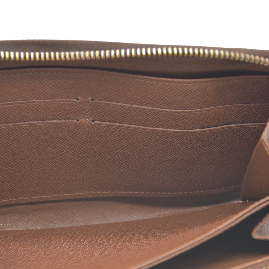 AUCTION $915 Louis Vuitton Monogram Zippy Wallet SP0143 2013