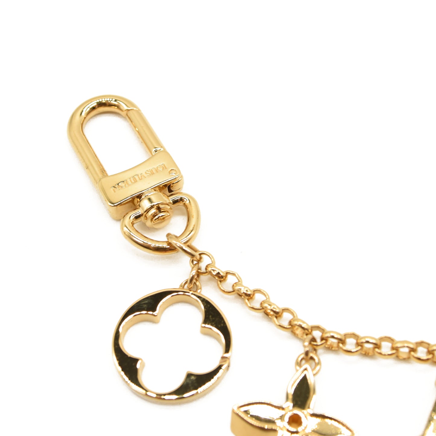 Louis Vuitton Fleur de Monogram Bag Charm Chain