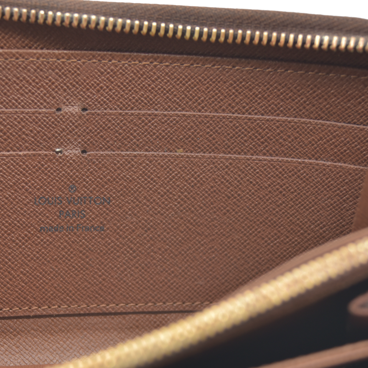 AUCTION $915 Louis Vuitton Monogram Zippy Wallet SP0143 2013