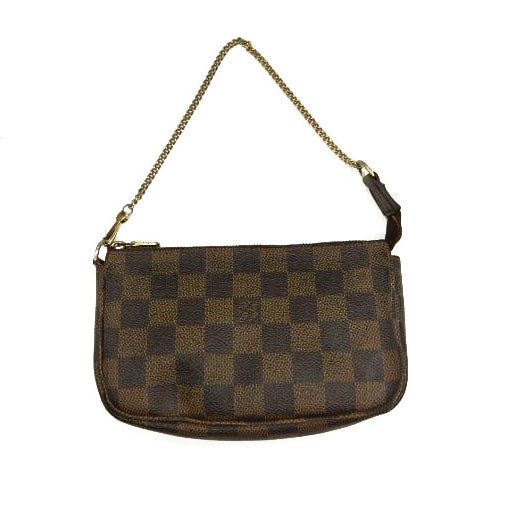 LOUIS VUITTON Damier Ebene Mini Pochette Accessories