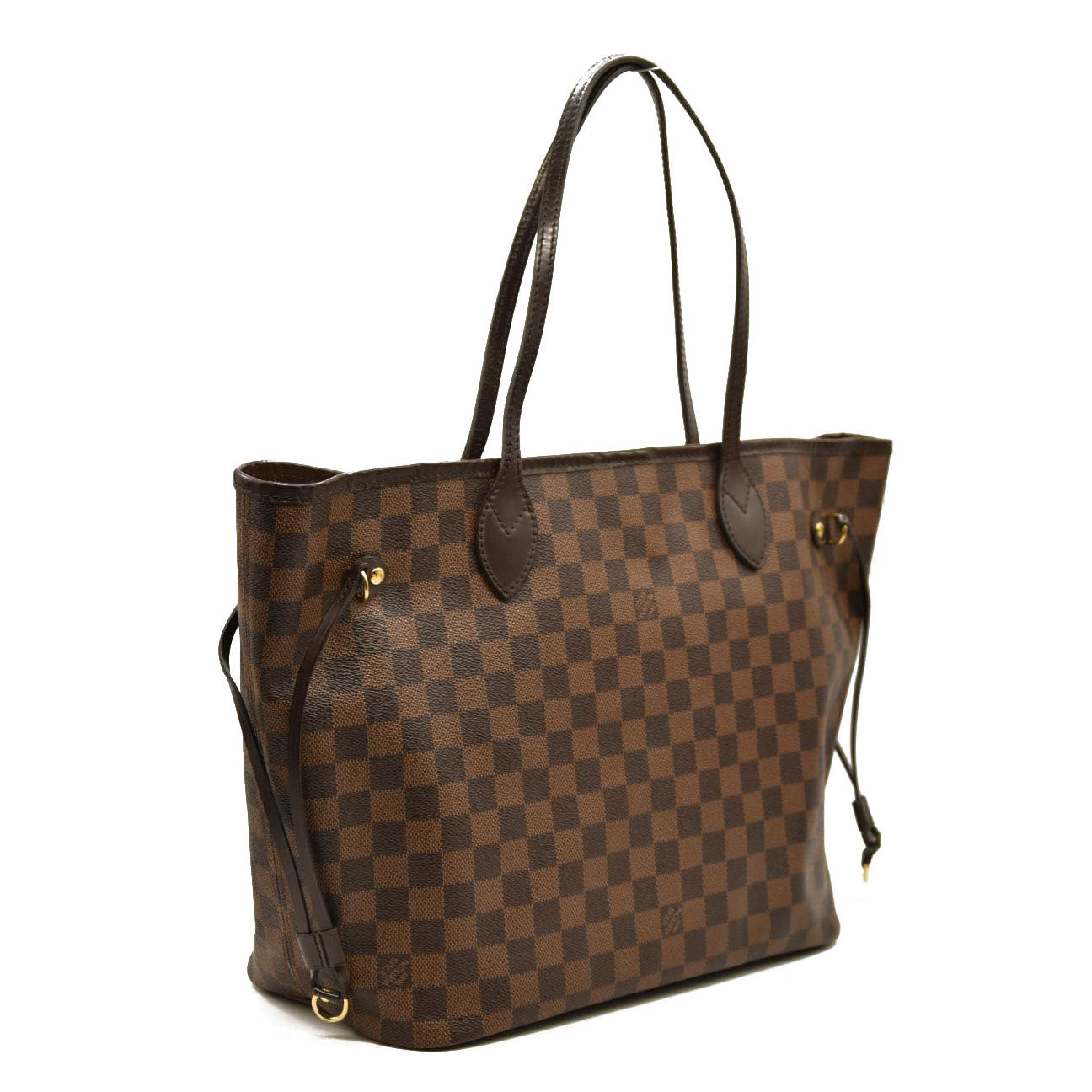 Louis Vuitton  Damier Ebene Neo Neverfull MM Rose Ballerine