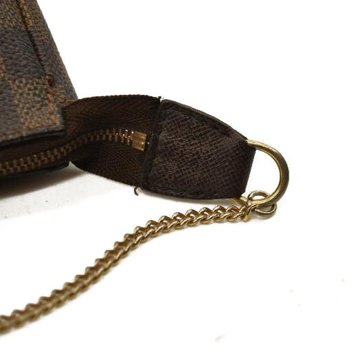 LOUIS VUITTON Damier Ebene Mini Pochette Accessories