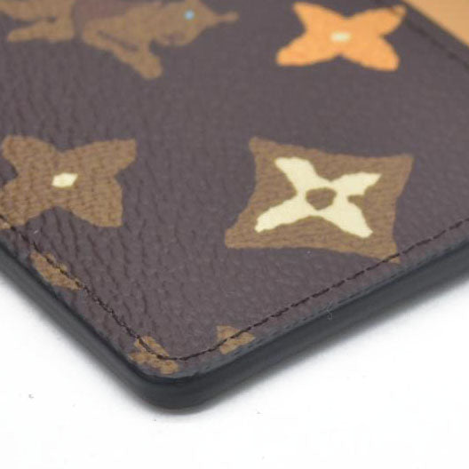 NEW Louis Vuitton  Monogram Craggy Card Holder Chocolate