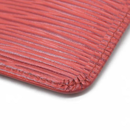$465 Louis Vuitton Epi Key Pouch Red Leather CONSIGNMENT