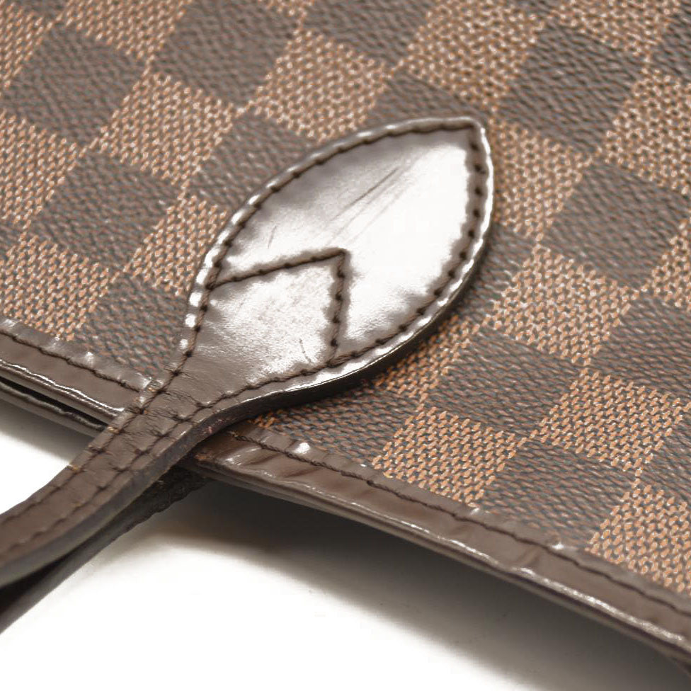 Louis Vuitton  Damier Ebene Neo Neverfull MM Rose Ballerine