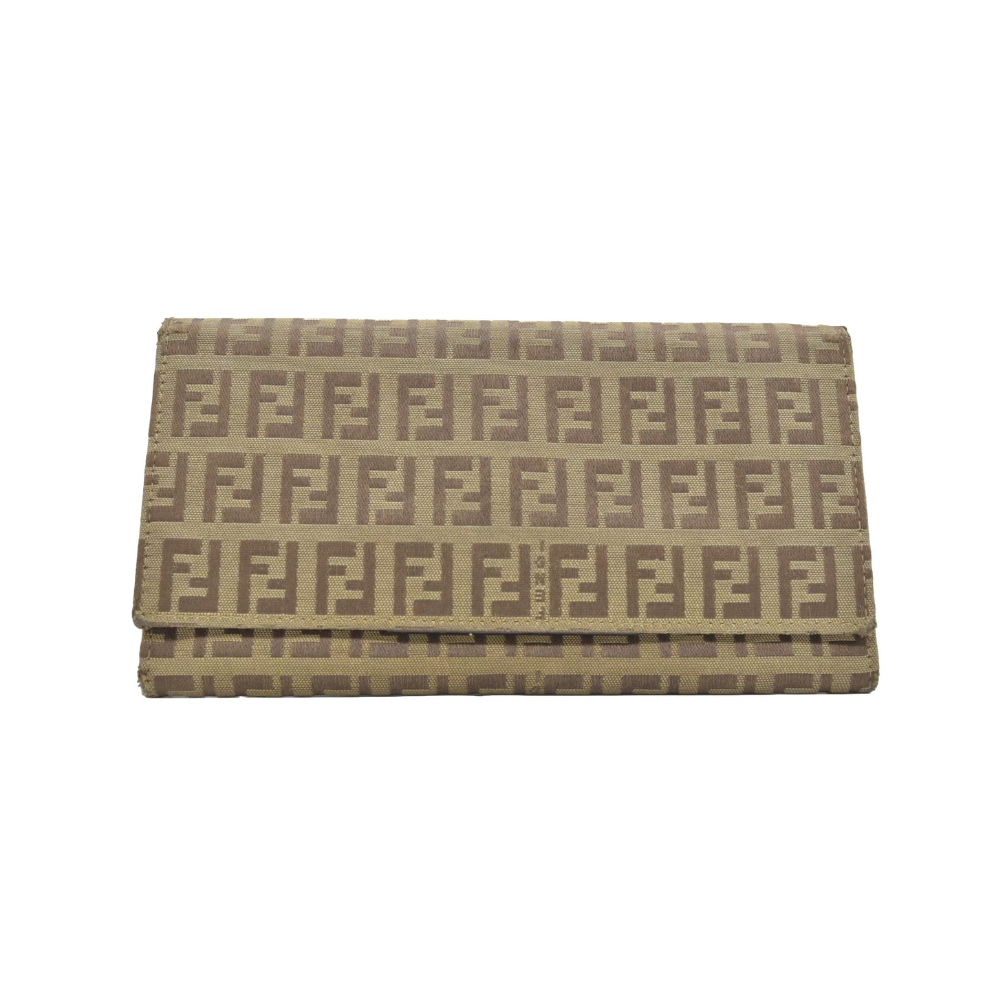 Fendi  Vintage Zucchino FF Logo Continental Wallet