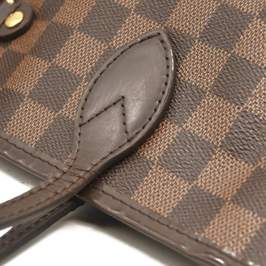 Louis Vuitton  Damier Ebene Neo Neverfull MM Rose Ballerine