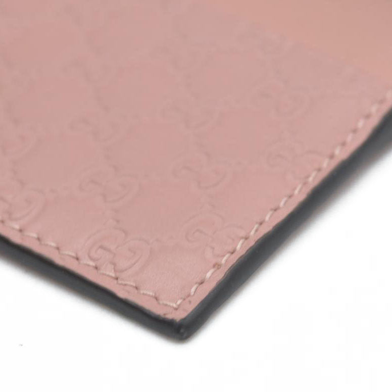 $380 Gucci Microguccissima Pattern Leather Card Holder CONSIGNMENT